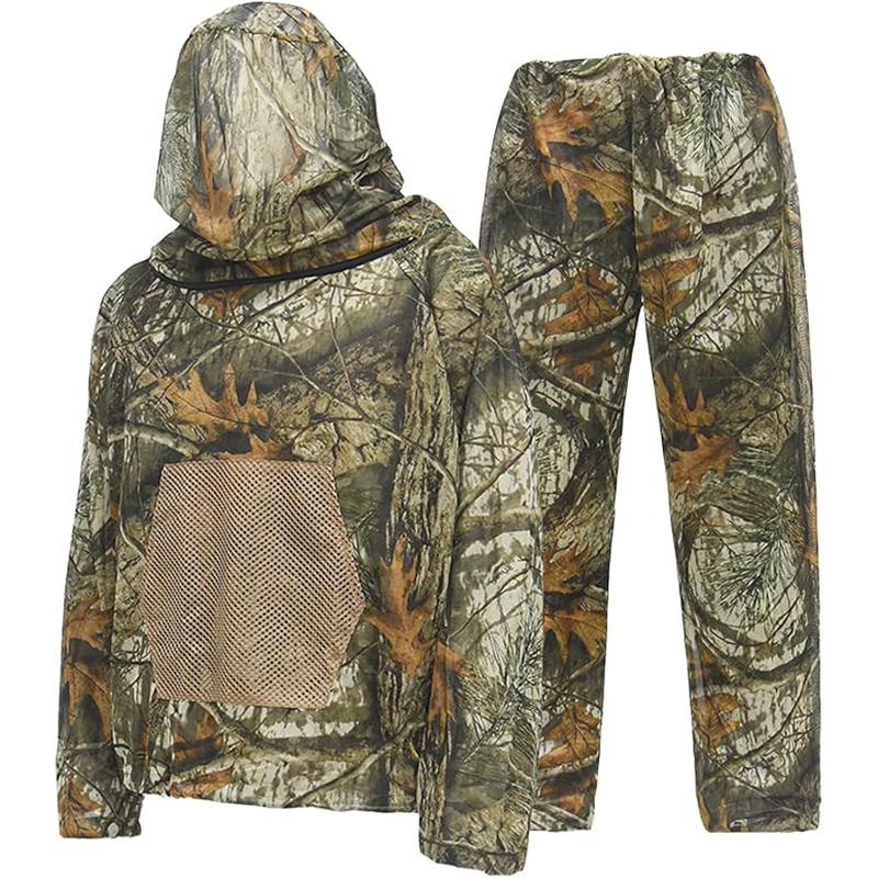 Hunting And Camping In Jungle - Fishing Beekeeping Anti-Mosquito Hoodie Set Fast-Dry