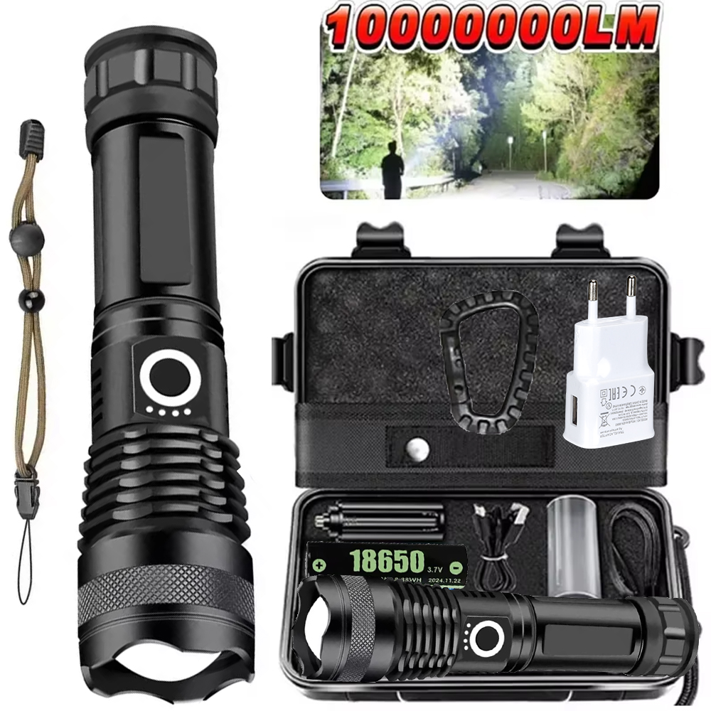 Tactical Flashlight Rechargeable - High Power LED Flashlight Rechargeable 5