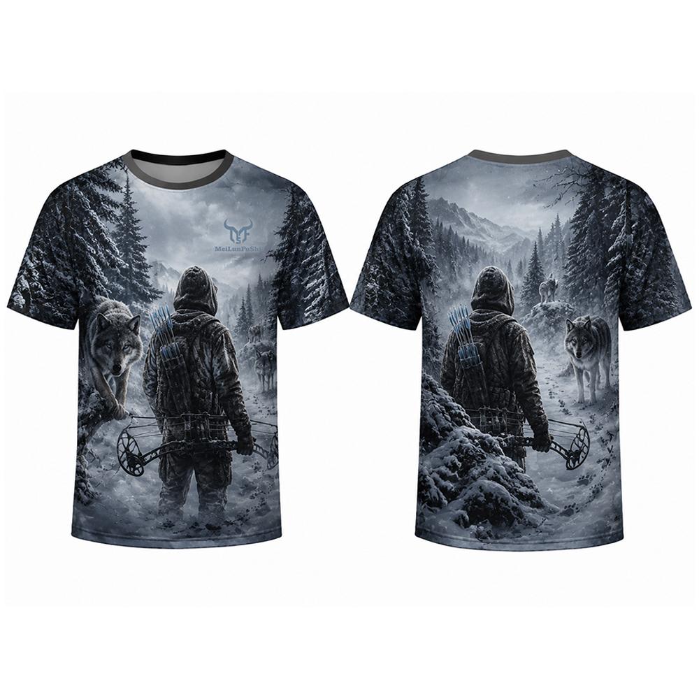 Gothic Skull Archer 3D Print T - Outdoor Hunting Graphic Tees recension och pris