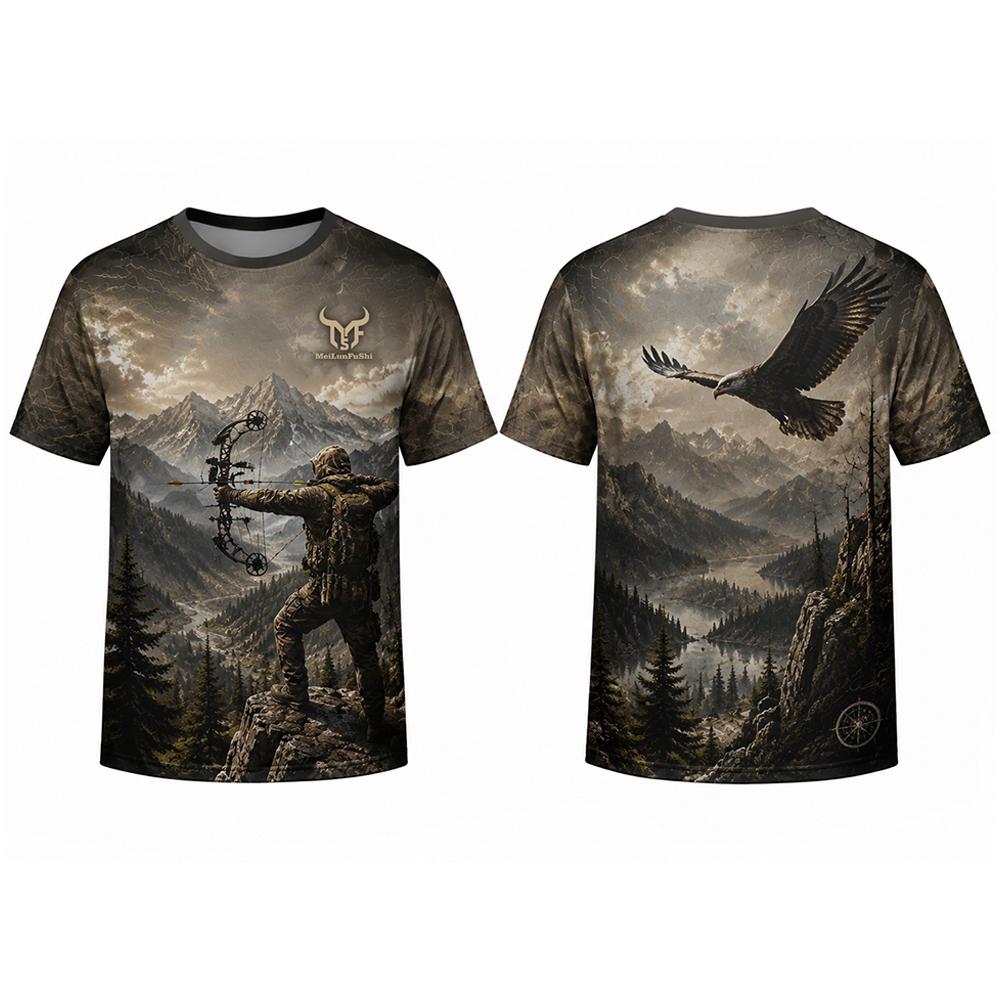 Gothic Skull Archer 3D Print T - Outdoor Hunting Graphic Tees recension och pris