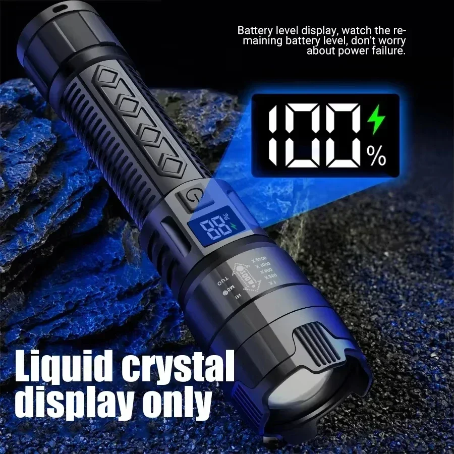 High Strong Power Led Flashlig - Tactical Flashlight Rechargeable recension och pris