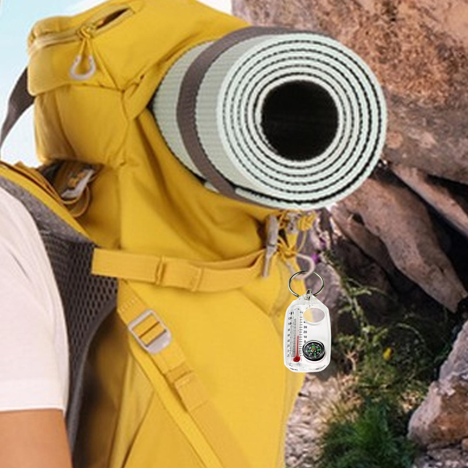Portable Outdoor Keychain Comp - Hunting Outdoor Thermometer recension och pris