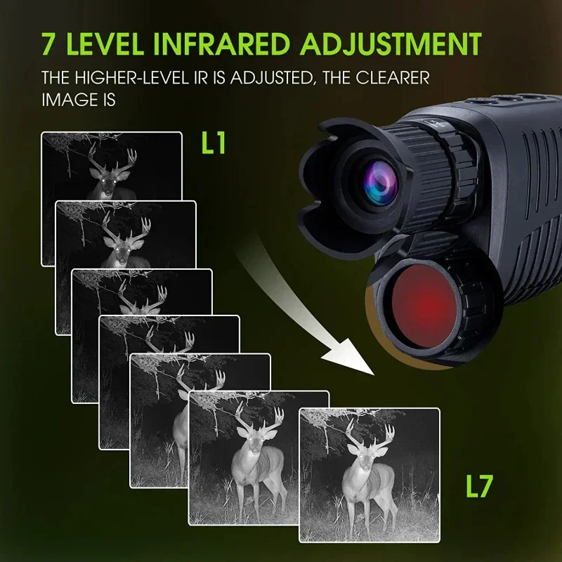 1080P HD Monocular Night Visio - Hunting Outdoor Day recension och pris