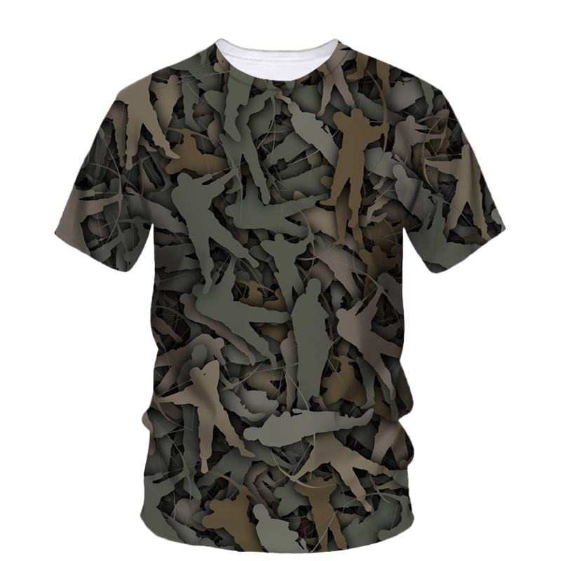 Summer Fashion New Hunting Cam - Outdoor Hunting Graphic Tees recension och pris