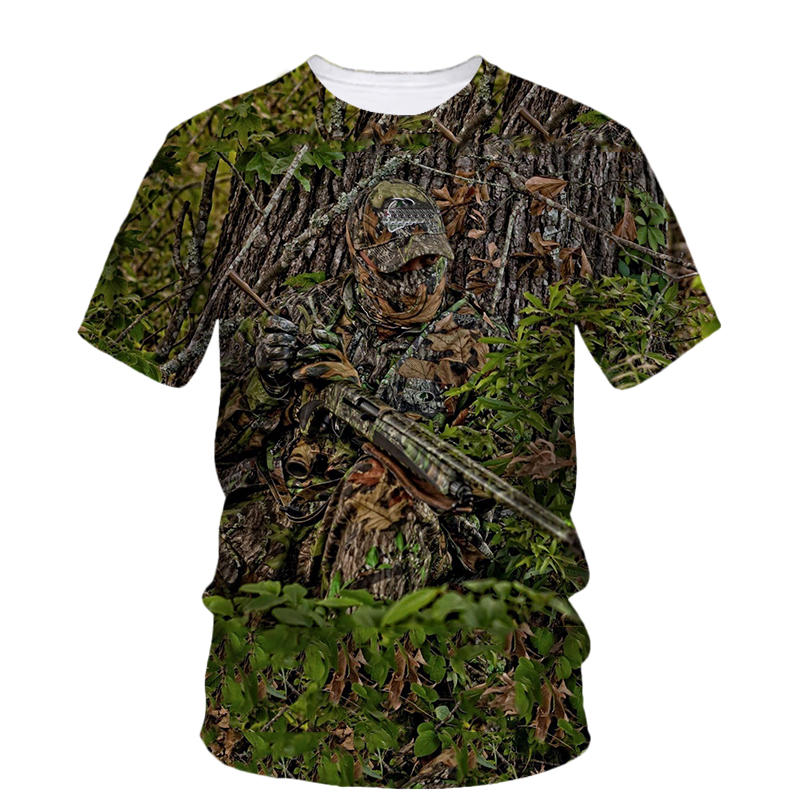 Summer Fashion New Hunting Cam - Outdoor Hunting Graphic Tees recension och pris