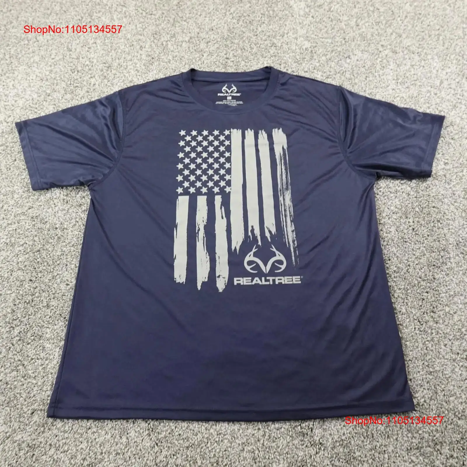 Realtree T Shirt Mens XL Blue  - Outdoor Hunting Graphic Tees recension och pris