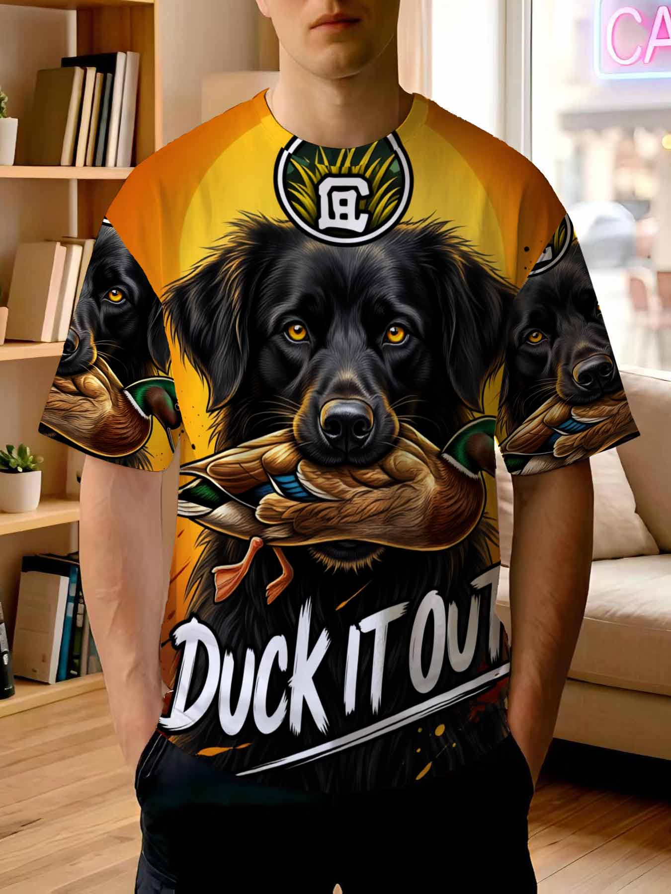 2026 new printed T-shirt Men's - Outdoor Hunting Graphic Tees recension och pris