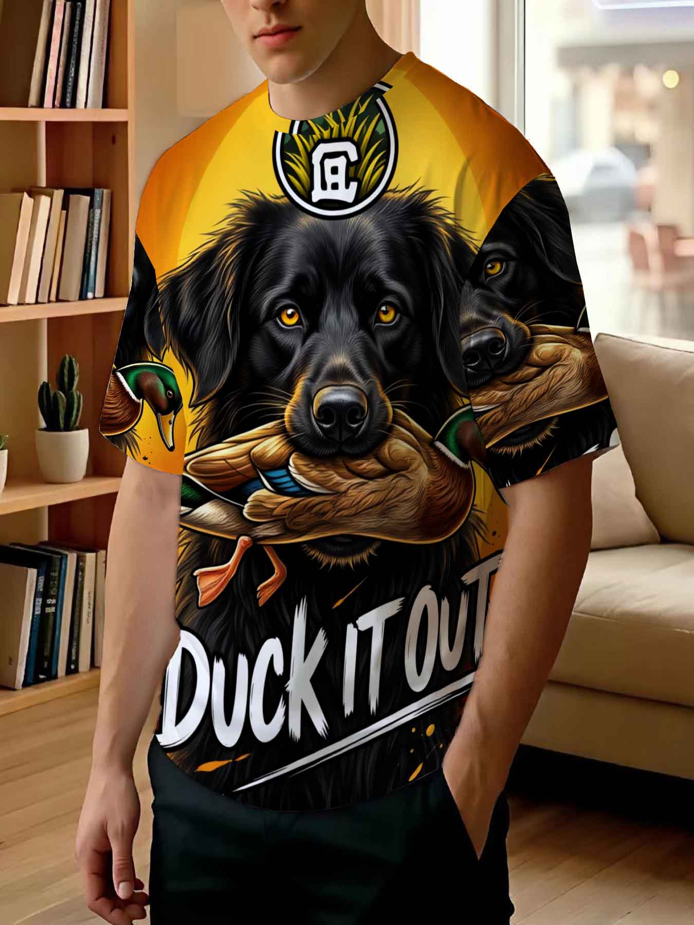 2026 new printed T-shirt Men's - Outdoor Hunting Graphic Tees recension och pris