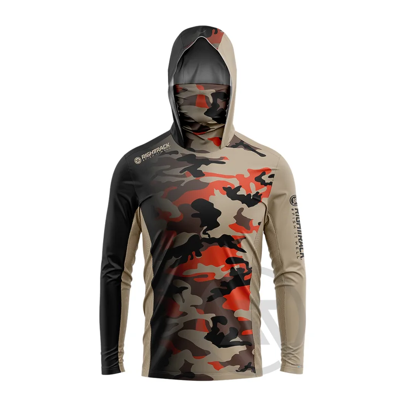 RIGHTTRACK Mask Hoodies Fishin - Hunting Outdoor Apparel recension och pris