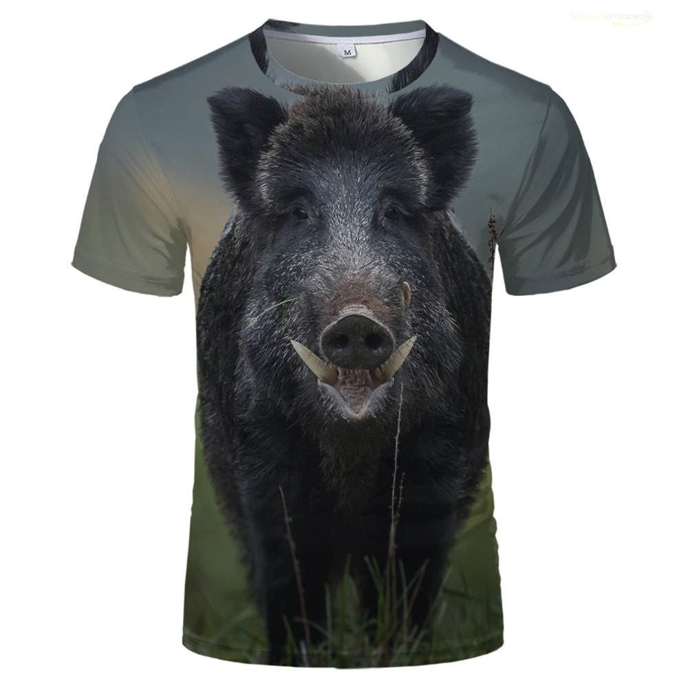 2024 Camo Hunting Wild Boar Gr - Outdoor Hunting Graphic Tees recension och pris