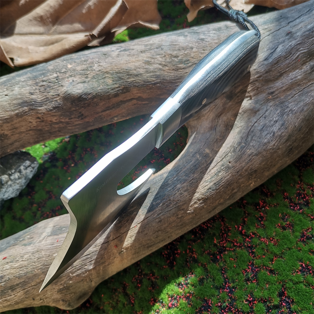 Wooden Handle Stainless Steel  - Hunting And Camping In Jungle recension och pris