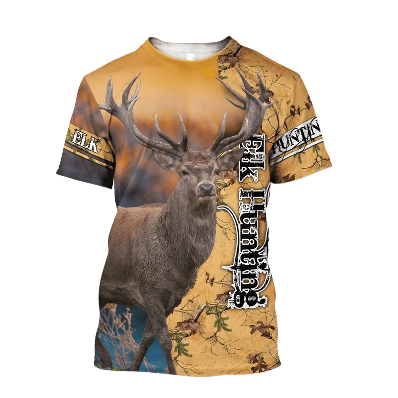 1 Piece Custom Your Picture El - Outdoor Hunting Graphic Tees recension och pris
