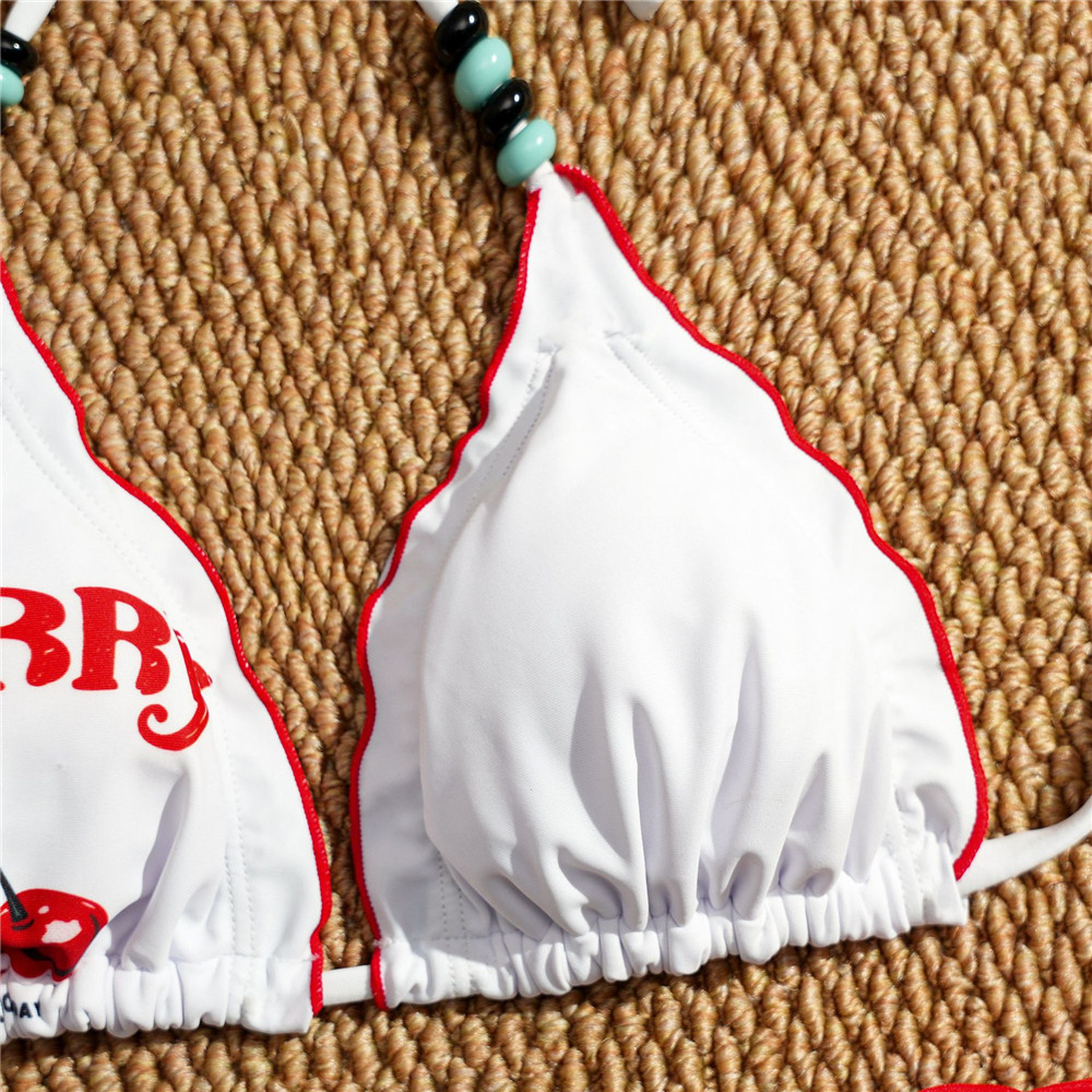 Sexy Cherry Print Triangle Str - Bow Stringer Tool recension och pris