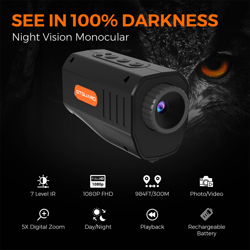 GTGUARD N3 Night Vision Monocu - Outdoor Hunting Digital Night Vision recension och pris