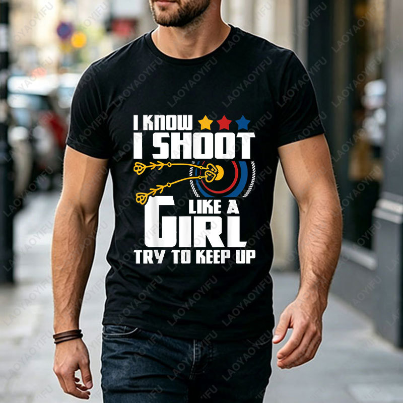 Casual Outdoor Archery Practic - Outdoor Hunting Graphic Tees recension och pris